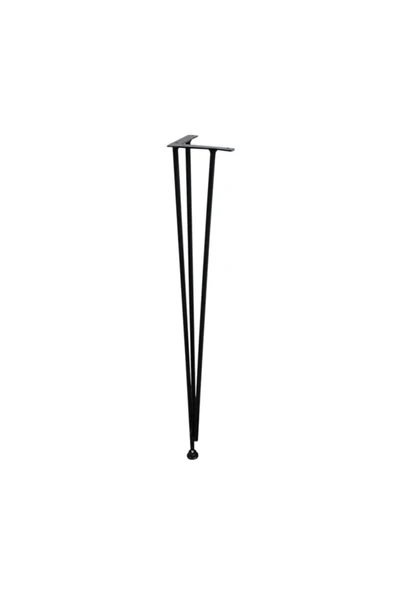 ED PET DİZAYN Metal Masa Ayağı ,72 Cm Firkete Ayak 4 Adet - 3