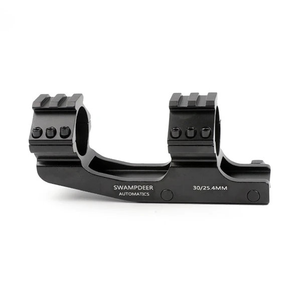 SWAMPDEER CT 25.4/30mm Tek parça 22MM Ray Dürbün montaj ayağı siyah - 5