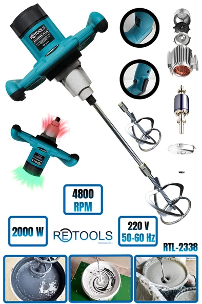 RETOOLS RETOOLS 2000 W BOYA KARIŞTIRICI