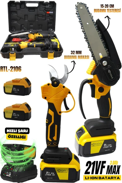 RETOOLS RETOOLS 2 Lİ SET SARI (TESTERE,MAKAS)