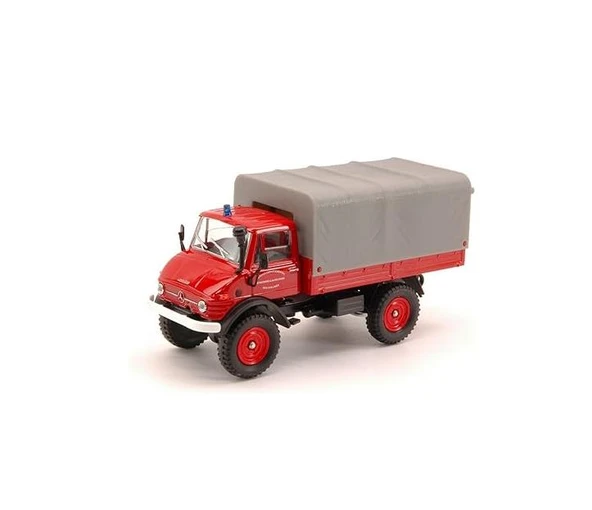 Solido  Mercedes Benz Unimog 416 Sdi Yvelines 78 Fire Drill Firefighter I 1/50 Model Araba - 2
