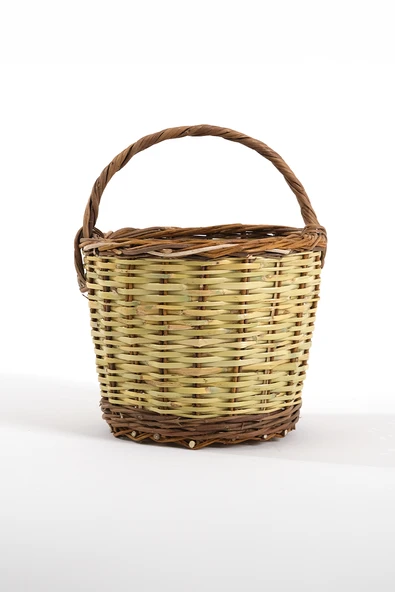 Hasır Balkon Sepeti - Resim 2