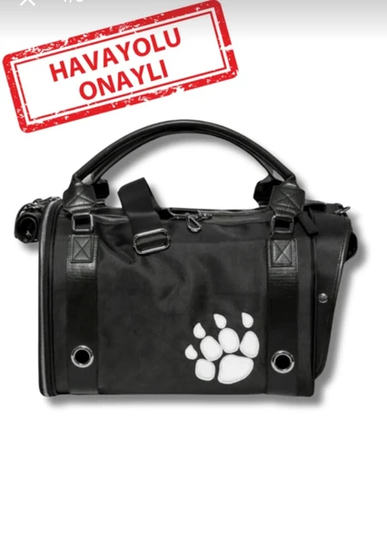 Emre Network Guest List Siyah &Mavi Kedi Köpek taşıma çantası - 4