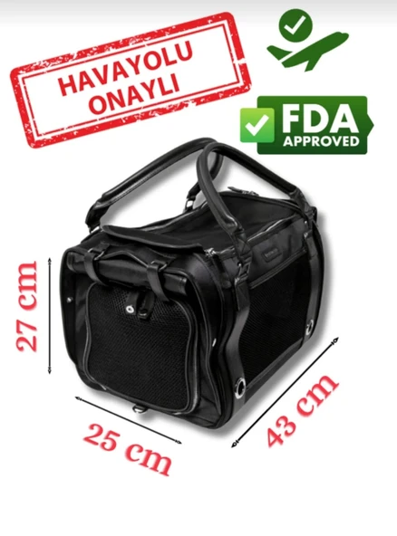 Emre Network Guest List Siyah &Mavi Kedi Köpek taşıma çantası