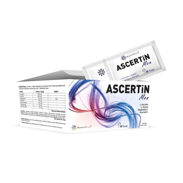 Ascertin Men 30 Saşe ürün görseli