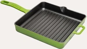 SÜREL DÖKÜM 25 CM KARE IZGARA TAVA KOYU YEŞİL