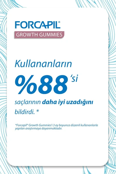 Arkopharma Forcapil® Growth Gummies – Saç Uzamasını Destekleyen Takviye Edici Gıda - 60 Çiğnenebilir Form - Resim 3