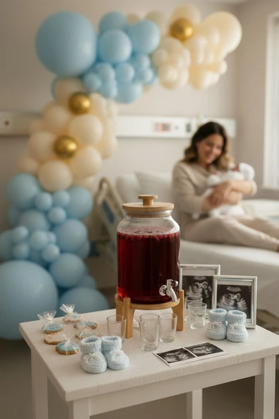 Bambum Fuente - Bambu Kapak ve Standlı Cam Sebil 4L - Resim 4