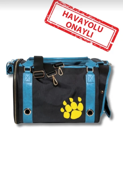 Emre Newyork Guest List Siyah &Mavi Kedi Köpek taşıma çantası ürün görseli