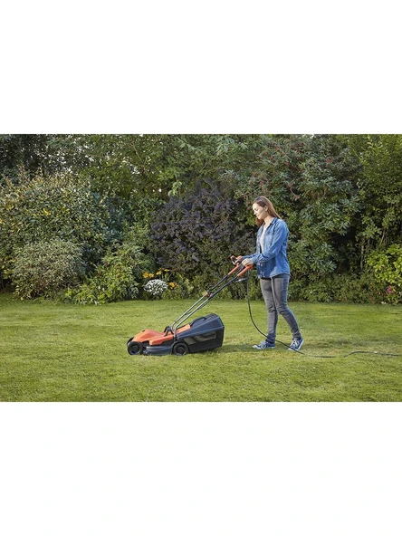 Black+Decker BEMW451-QS 1200 W Elektrikli Çim Biçme Makinesi - Resim 4