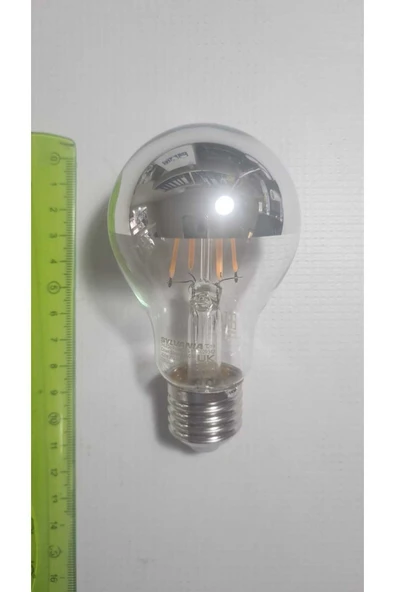 Sylvania 4,5W ToLEDo retro GLS crown silver E27 2700K günışığı aynalı  ampül - Resim 2
