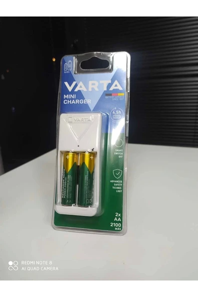 Varta Pil Şarj Aleti 2x2100 Mah 2 Adet Pilli ürün görseli 1