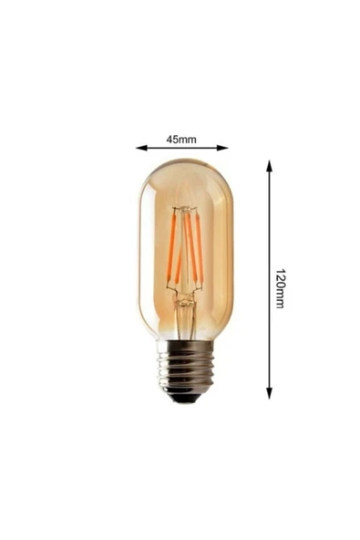 Cata Ct-4350 4w Rustik Led Ampul E27 Duylu Amber 2700k - 2