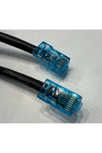 REÇBER Cat 6 Siyah Kablo Dış/iç Ortam 25 Metre 4x2x23 Awg - Resim 2