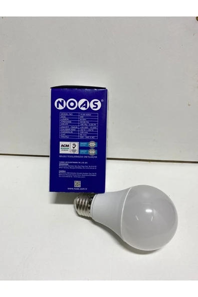 Noas AMPUL 9W NOAS 10 ADET - Resim 2