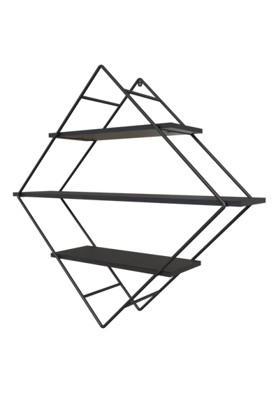 Dekoratif Prizma Duvar Huş Ağacı Raflı Özel Tasarım - Resim 4