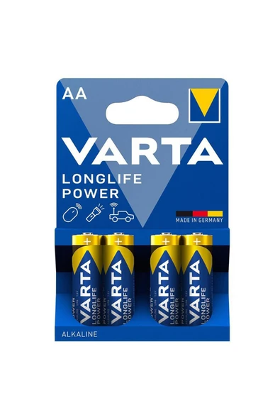 Varta Longlife Power Alkaline Aa Kalem Pil 1.5 V 4 Adet