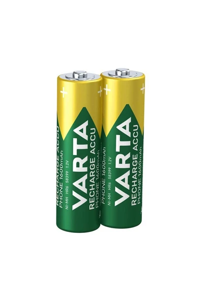 Varta Phone Power Accu Aa / Hr6 1600mah Bls 2 58399201402 - Resim 2
