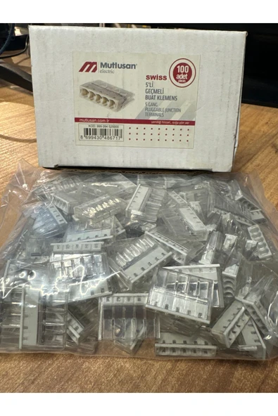 Mutlusan Geçmeli 5li Wago Klemens (10 ADET) ürün görseli 1