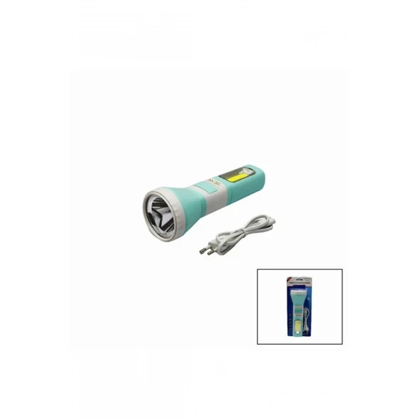 Power Style Ps-8732 ( 2ın1 ) ( 1w + 18cob Led ) Fiş Şarjlı El Feneri