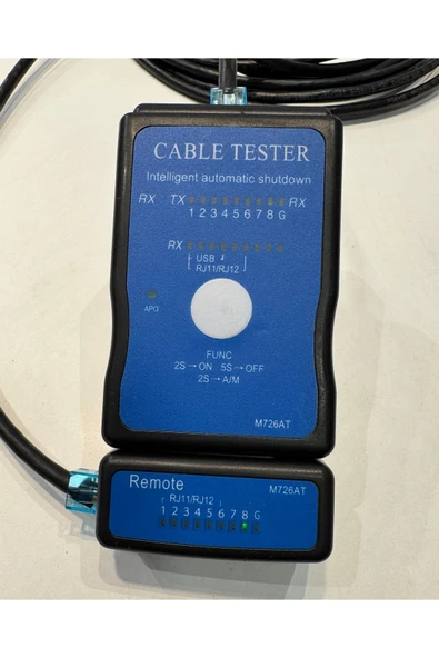 REÇBER Cat 6 Siyah Kablo Dış/İç ortam 20 metre 4x2x23 AWG - 4