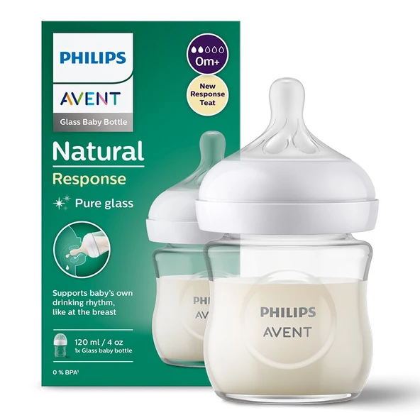 Philips Avent Natural Response Cam Biberon 0 Ay+120ml SCY930/01 - Resim 2