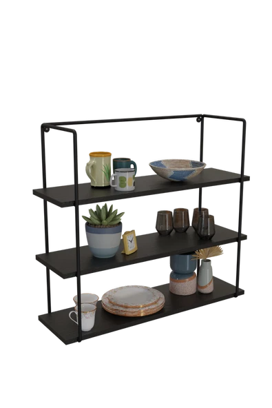 Dekoratif Kare Duvar Huş Ağacı Raflı Özel Tasarım - Resim 4