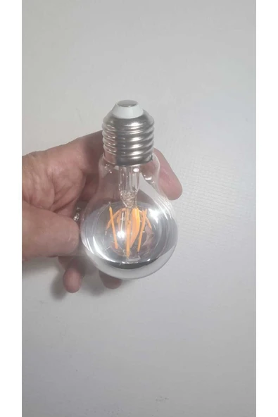 Sylvania 4,5W ToLEDo retro GLS crown silver E27 2700K günışığı aynalı  ampül - Resim 7