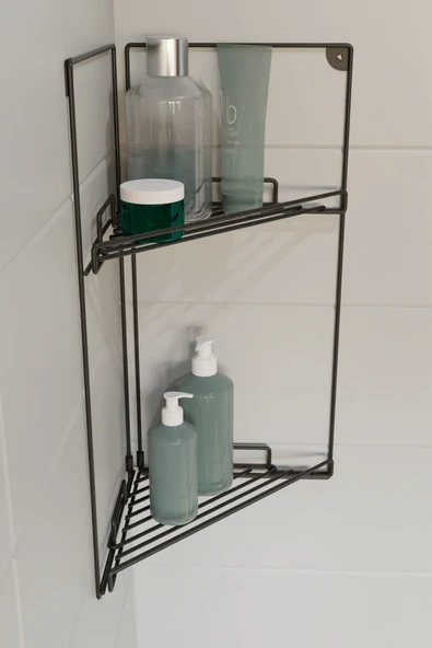 Dekoratif Köşe Duvar Rafı ürün görseli