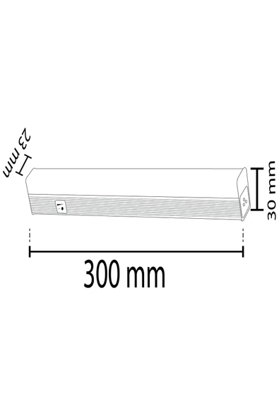 Noas 5w 30 Cm T5 Eklenebilir Led Bant Armatür Beyaz Işık Yl97-0500 - 2