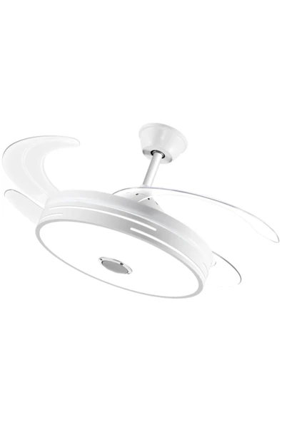 Mutlusan Aydınlatmalı Tavan Vantilatörü Bluetoothlu Kumandalı - 2