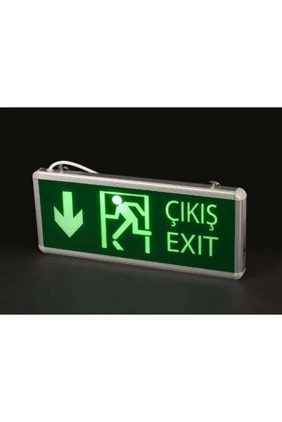 Noas 5 Adet NOAS YLX 2003 Çift Yönlü Şarjlı 3 W Ledli Exıt Çıkış Armatürü - Resim 2