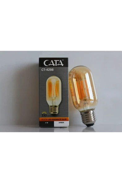 Cata Rustik Led Dekoratif Glop Amber 4w 330 Lümen - 1