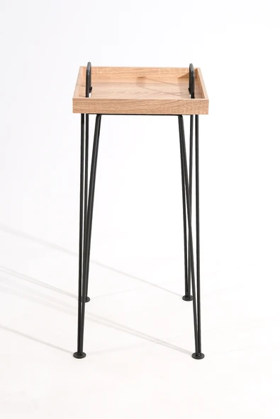 Dekoratif Ahşap Tepsili Sehpa - Resim 6