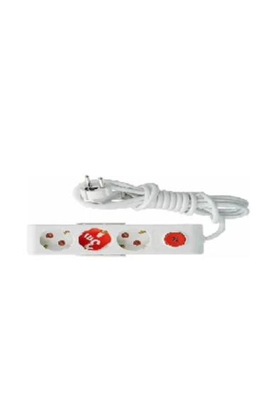 Mutlusan Şok korumalı MUTLUSAN 1,5 Mt kablolu anahtarlı 3lü ürün görseli 1