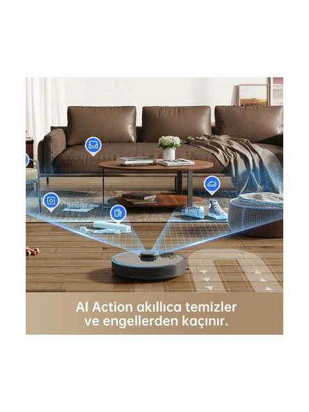 Dreame Bot D10S Plus Çöp İstasyonlu Akıllı Robot Süpürge - 4