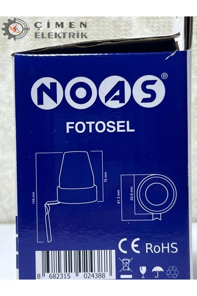 Noas YL04 8001 Fotosel 1200W 10A - 2