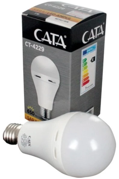 Cata Ct-4229 9w/6400k Şarjlı Led Ampul - Resim 2