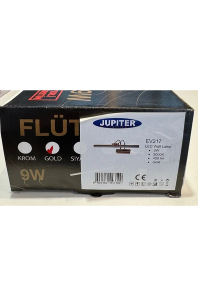 Jupiter Jüpiter Gold (sarı) 30 cm FLÜT Aplik 3000K Sarı Renk ürün görseli 1