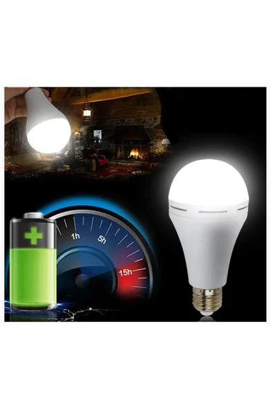 Cata Ct-4229 9w/6400k Şarjlı Led Ampul - Resim 3