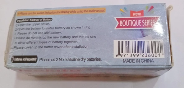 MEKITE Mini Sızdırmaz Isıtmalı, Poşet, Ambalaj Kapatma Makinesi - 5