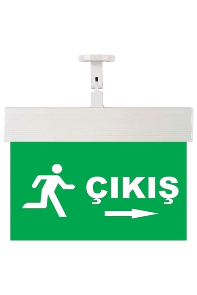 Mutlusan Exit Ledli Acil Çıkış Aydınlatma Armatür 8-15 cm ürün görseli 1