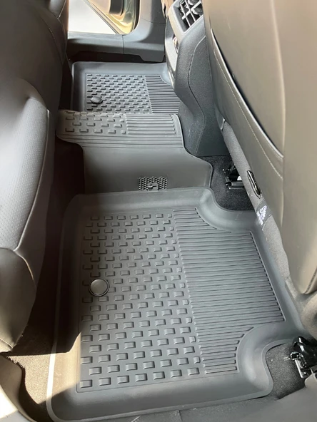 Sahler Volkswagen Tayron 2024+ Uyumlu 4.5D Premium Havuzlu Oto Paspas ve Liner Marka 3D ALT Bagaj Havuzu - Resim 7