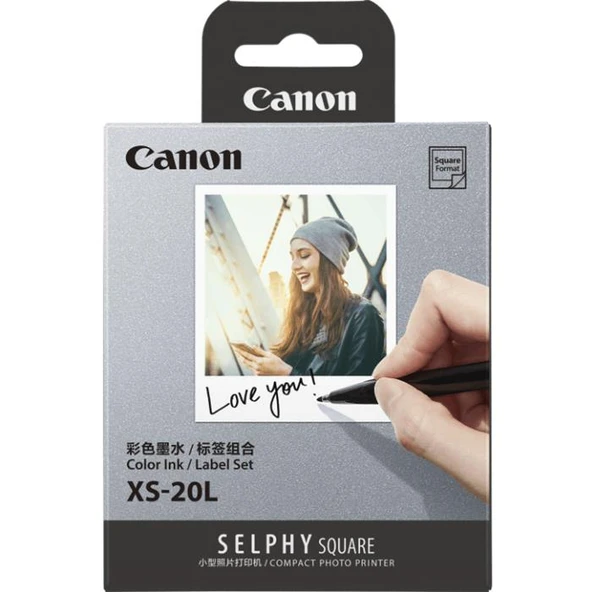 Canon QX10 Selphy Mürekkep ve Kağıt Seti XS-20L
