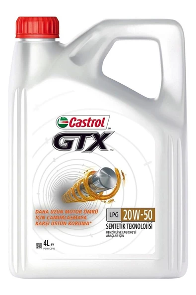 Gtx 20w-50 Lpg 4 lt.