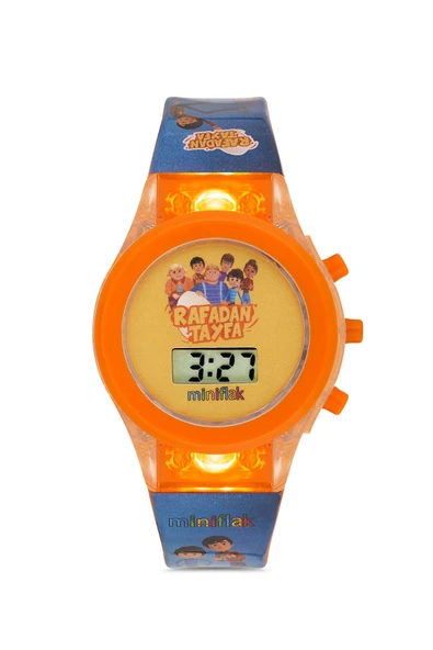 Miniflak Rafadan Tayfa Lisanslı RF7001 Mavi Işıklı Çocuk Saati ürün görseli