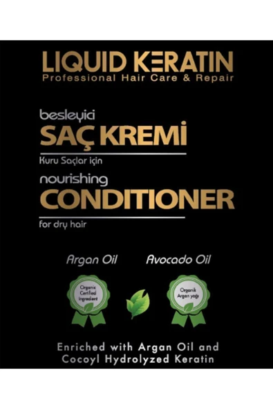 Keratin Kremi (500ML) Yıpranmış Kuru Saçlar Için (NEMLENDİRİCİ ONARICI BAKIM) - 4