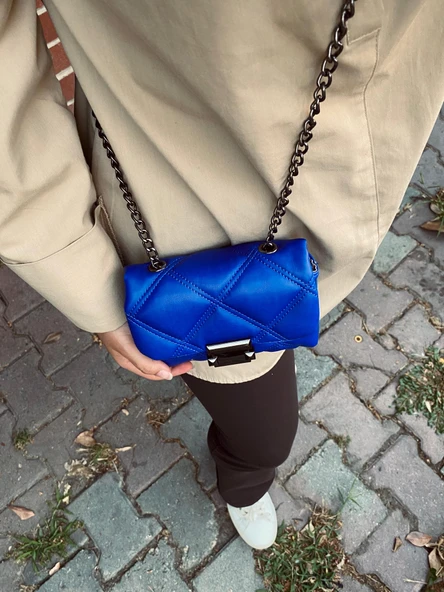 DERİ ZİNCİRLİ ÇANTA - 4