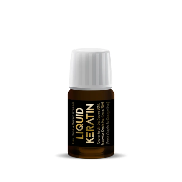 Onarıcı Saf Keratin Serum (20 ML) - Aşırı Yıpranmış Yanmış Kırık Saçlar Için Doğal Saç Keratini - 3