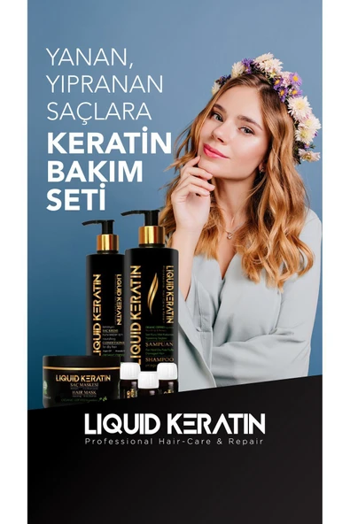 Onarıcı Saç Botoksu No 1 - Yıpranan Yanan Kopan Kırılan Saçlara Keratin Bakım Seti - 7